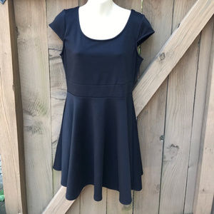 Paris LA black dress with open bow back